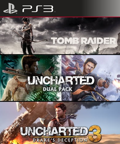 Combo Uncharted 1 2 3 y Tomb Raider