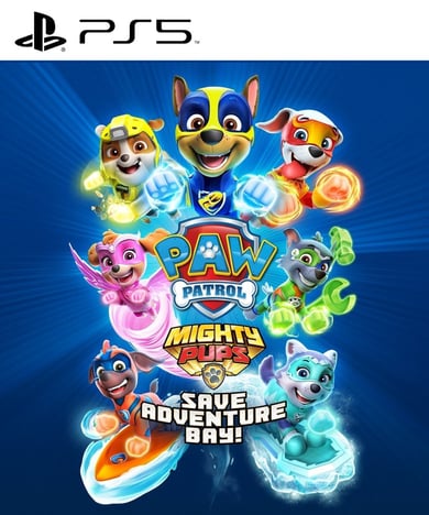PAW Patrol Mighty Pups Save Adventure Bay PS5 Retro