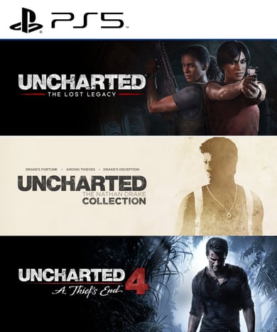 Oferta Combo Uncharted PS5 Retro