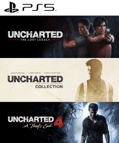 Oferta Combo Uncharted PS5 Retro