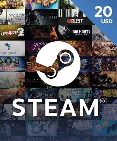 Steam Wallet Code 20 USD