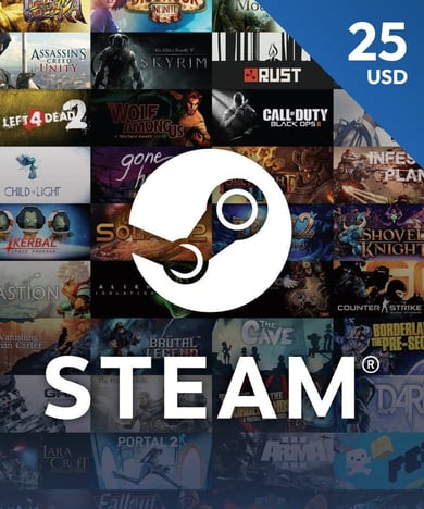 Steam Wallet Code 25 USD