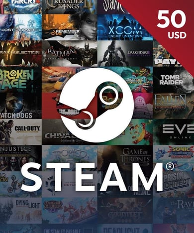Steam Wallet Code 50 USD