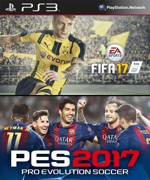 Combo Fifa y PES 17