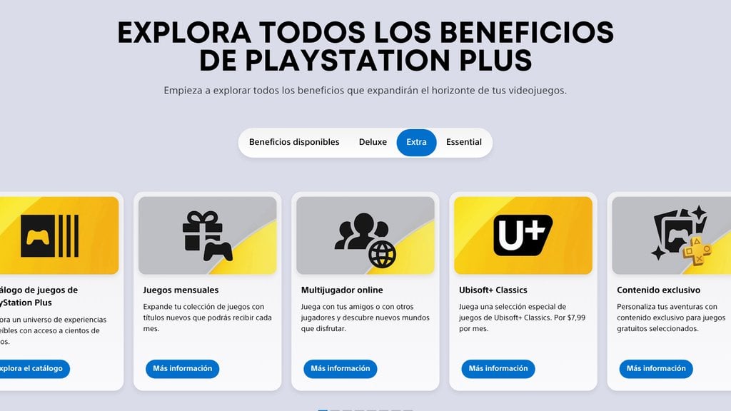 PlayStation Plus: Beneficios de Extra