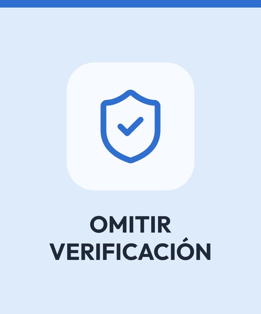 OM Omitir Verificación