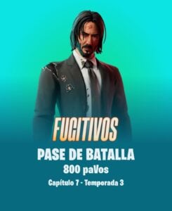 Pase de Batalla Fortnite 800 paVos