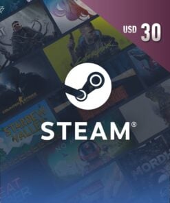Steam Wallet Code 30 USD